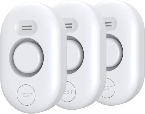 Vista 8 de Detector de fugas de agua Sensor de alarma: Monitor de inundación de agua en el hogar, Monitoreo inteligente de desbordamiento de fregadero Alerta