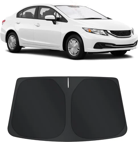 Vista 15 de TINGLU Persianas de ventana para Honda CR-V 2023-2026, accesorios para ventanas laterales de automóvil, parabrisas triangular, parasol para rayos UV