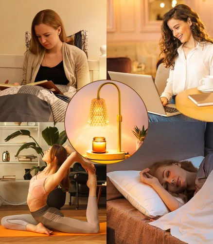 Vista 7 de Lámpara Calentadora de Velas con Temporizador Eléctrico - Calentador de Lámpara de Velas, Regalos del Día de la Madre para Mamá y Mujeres, Regalos