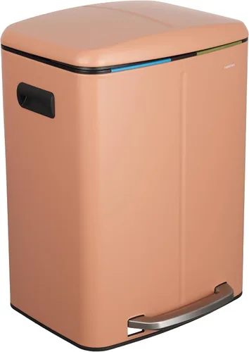 Vista 17 de happimess HPM1005B Marco Rectangular Cesta de Basura de 10.6 Galones con Dos Cubos y Tapa de Cierre Suave, Resistente a Huellas Dactilares, Moderna