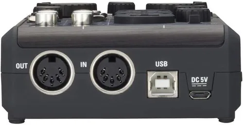 Vista 2 de Zoom Interfaz de audio práctica U-24, interfaz de audio USB portátil de 2 canales, 2 entradas combinadas XLR/TRS, E/S MIDI, salidas RCA