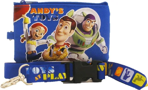 Vista 3 de Toy Story Disney - Bolsa con cordón y cordón azul claro