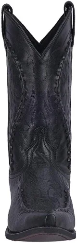 Vista 5 de Laredo Laramie - Botas de vestir con punta corta para hombre, color negro, Negro