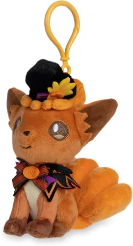 Vista 2 de Pokemon Centro: Vulpix Spooky Festival Plush Llavero, Multi colorido