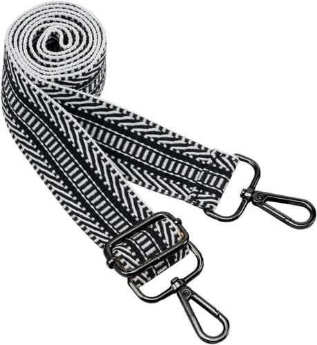 Vista 172 de ZOOEASS Hebillas de níquel Correa ancha para el hombro ajustable de repuesto para cinturón de pistola, hebilla de guitarra estilo bandolera