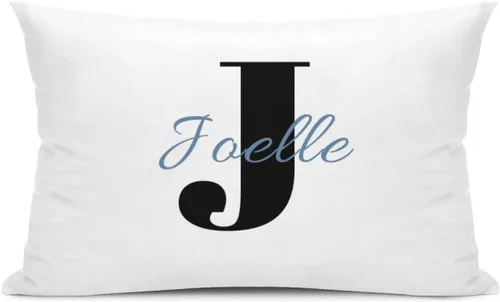 Vista 9 de Funda de almohada personalizada con inicial y nombre para madre, padre, niños, adultos, amigos, amantes, fundas de cojín con inicial y nombre, funda