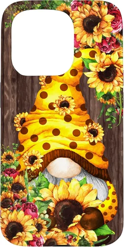 Vista 14 de Yellow Sunflower Gnome for Women Cute Summer Flower Pattern Case for iPhone 17