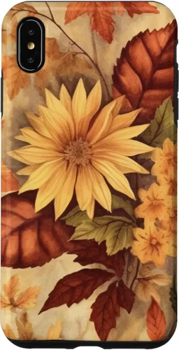 Vista 11 de Autumn Foliage Fall Leaves Girl Women Kids Fall Case for iPhone 17