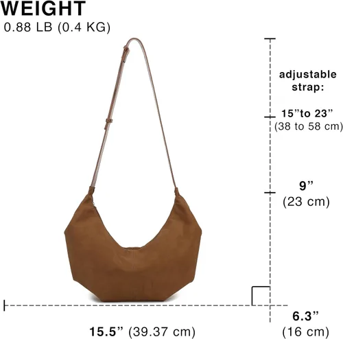 Vista 3 de Scarleton Monederos para mujer, bolsos cruzados para mujer, ligeros con 2 correas, bolso de hombro para casual y fiesta, H2088