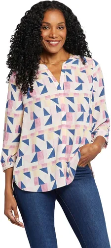 Vista 24 de Blusa petite para mujer con manga 3/4 de la marca NYDJ Alicia Glen