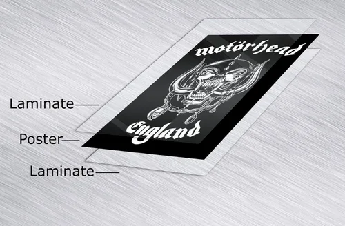 Vista 5 de Motorhead - Music Poster (London - Motörhead) (Size: 24" x 36") (Laminated Poster)