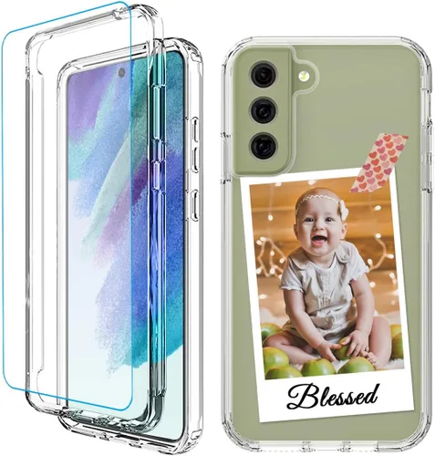 Vista 10 de Funda para teléfono con foto personalizada para Samsung Galaxy S21 5G, cubierta personalizada con imagen, texto, logotipo