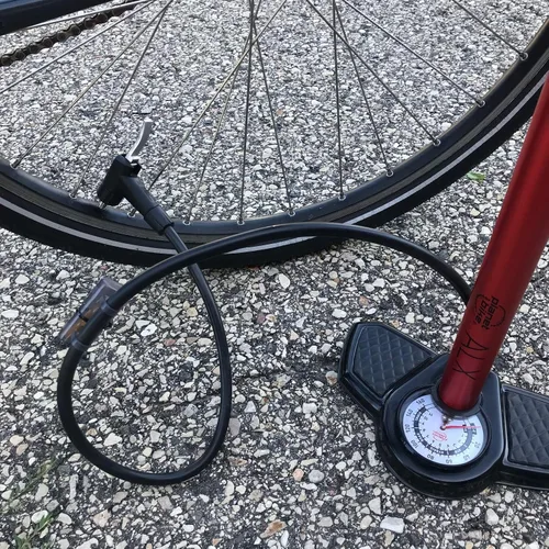 Vista 8 de Planet Bike ALX - Bomba de piso para bicicleta, color rojo