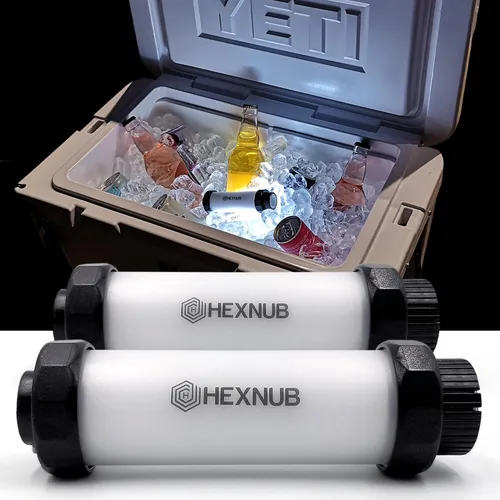 Vista 8 de HEXNUB Cooler Box Light Waterproof Rechargeable LED for YETI RTIC and ORCA