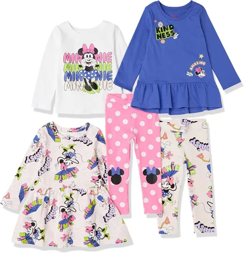 Vista 25 de Amazon Essentials Disney Marvel Star Wars Frozen Conjunto de ropa de mezcla y combinación de princesa para niñas y niños pequeños