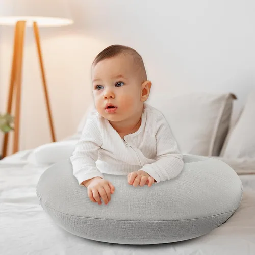 Vista 8 de SWESEN Funda de almohada de lactancia, funda extraíble suave para almohadas de lactancia, funda de almohada para bebés niños y niñas, cómoda