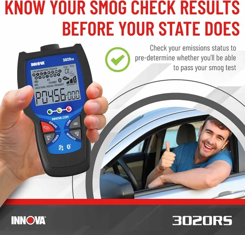 Vista 5 de INNOVA 3020RS Lector de códigos de motor de verificación rápido y fácil de usar, herramienta de escaneo OBD2 para ABS Clear con recomendaciones