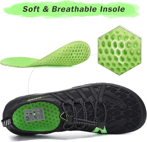 Vista 5 de SAGUARO - Hombres Zapatos de Agua de Secado Rápido Descalzo de las Mujeres Deportes Aqua Zapatos al aire libre Playa Natación Buceo Surf Kayak