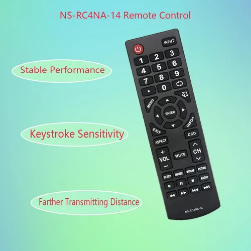 Vista 3 de GHUST NS-RC4NA-14 - Mando a distancia de repuesto universal para Insignia TV NS-32D20SNA14 NS-32D310NA15 NS-32D311MX15 NS-32D311NA15 NS-32D312NA15