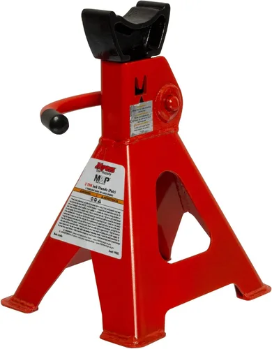 Vista 6 de MYERS TIRE SUPPLY Par de soportes para gatos de 3 toneladas, ajustables y autobloqueantes