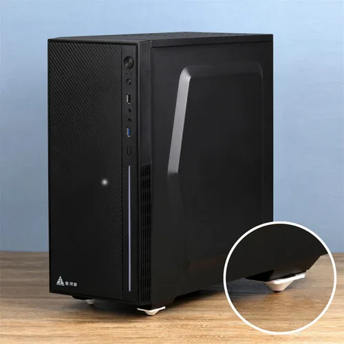 Vista 5 de 32 piezas de mini ruedas giratorias autoadhesivas de acero inoxidable, rueda universal con rotación de 360 grados, caja de almacenamiento