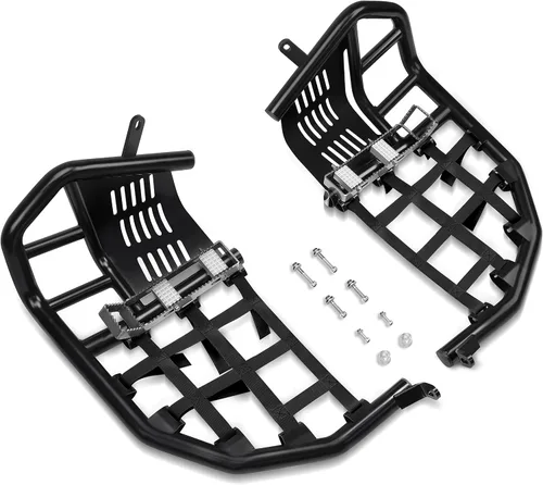 Vista 4 de JY PERFORMANCE Barras Nerf compatibles con Yamaha Raptor 700/700R YFM 2006 y más (negro)