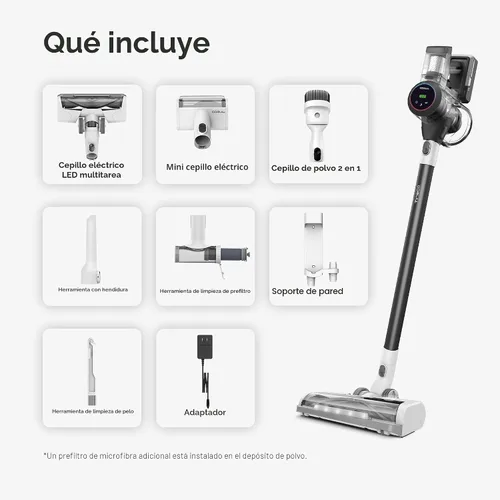 Vista 8 de Tineco Cordless Vacuum Cleaner, Smart Stick Handheld Cleaner Strong Suction & Lightweight, Cordless Handheld Vacuum Deep Clean Hair, Hard Floor