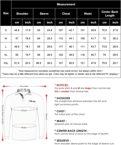 Vista 6 de Polera polo clásica Coofandy de hombre, con manga corta y cuello plisado