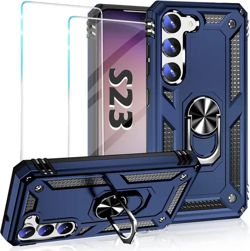 Vista 74 de Funda para Samsung Galaxy S21 5G resistente con protector de pantalla integrado, armadura dura, funda anticaída militar para Samsung S21 5G 6.2 2021