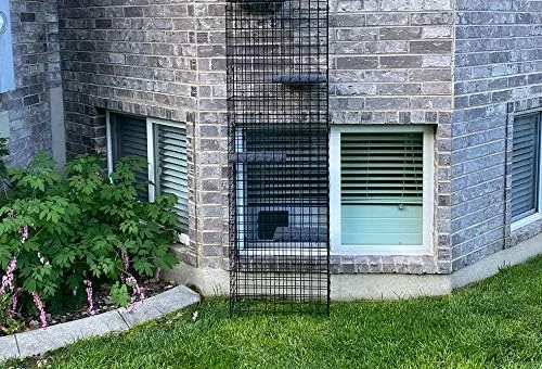 Vista 4 de 8" X 22" X 96" Catio Tower Outdoor Cat Recinto