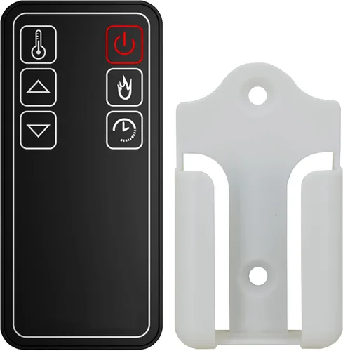 Vista 3 de Mando a distancia de repuesto para calentador eléctrico COSTWAY 10031US-DK-CYPF 3D para chimenea