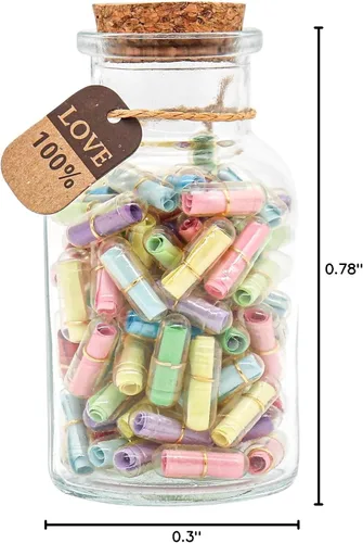 Vista 7 de Letras de cápsula con mensaje en una botella, regalos de cosas lindas para novio/novia, carta de amor para aniversario, cumpleaños, día de San