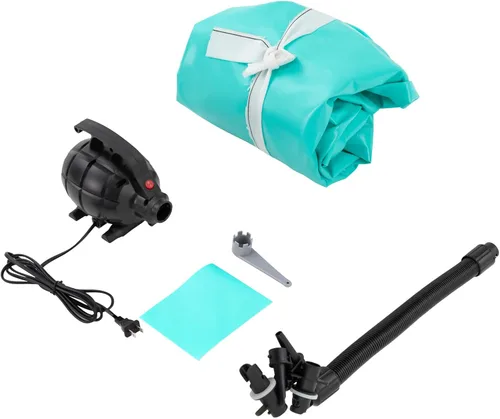 Vista 2 de DNYSYSJ Air Roller Air Spot - Barril de aire para gimnasia, entrenador de gimnasia con bomba eléctrica para yoga, animadoras, hogar y uso en agua