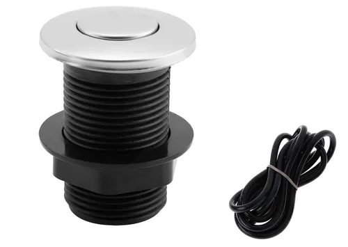 Vista 8 de Fuoequl Interruptor de Botón de Encendido y Apagado de 16A Chorro de Hidromasaje para Bañera de Spa con Hidromasaje (Negro) (Coloración, Negro)