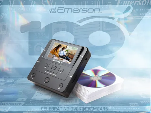 Vista 11 de Emerson Grabadora multimedia EMT-1200 con pantalla LCD de 4.3 pulgadas: graba videos, música y fotos desde el teléfono a DVD, USB o tarjeta