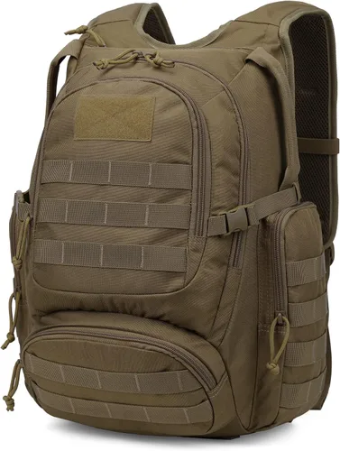 Vista 7 de Mardingtop - Mochilas tácticas Molle (Equipo modular de transporte de carga ligera), estilo militar, de 25 litros, para senderismo, acampar, viaje