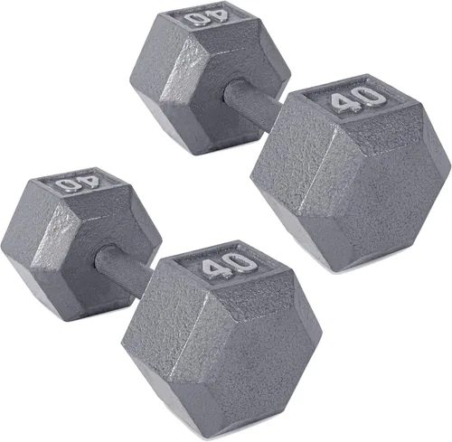 Vista 44 de CAP Barbell Mancuerna hexagonal de hierro fundido Múltiples opciones