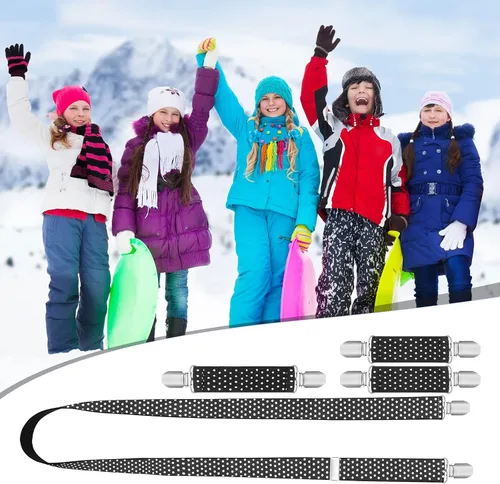 Vista 7 de SATINIOR 8 clips de guantes para niños, clips de vestir para sombrero, guantes ajustables, clip de tirantes elástico, clip para guantes pequeños, 3