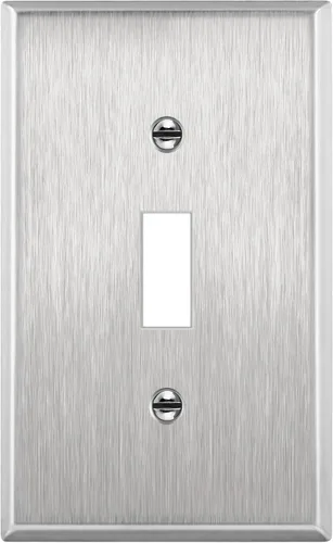 Vista 18 de ENERLITES Placa de pared metálica para interruptor de luz de palanca, cubierta de interruptor de acero inoxidable, resistente a la corrosión