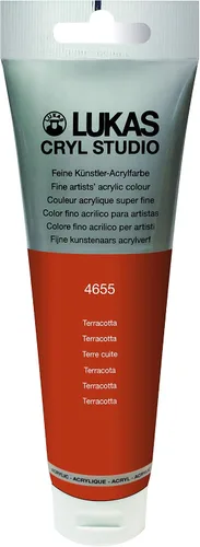 Vista 108 de Lukas CRYL Studio Artist - Pintura acrílica para artistas, Alizarín Carmesí, tubo de 125 ml - Pinturas acrílicas de alto pigmento para pintura