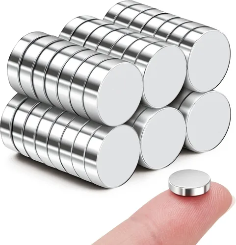 Vista 14 de SMARTAKE 45 piezas de imanes para refrigerador, imanes pequeños redondos de 6x2mm para nevera, imanes de neodimio premium multiusos para oficina