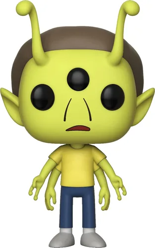 Vista 3 de Alien Morty (2018 Spring Con Exc): Fun ko P o p ! - Figura de vinilo de animación con 1 protector gráfico compatible con 'ToysDiva' (338 - 28448 - B)