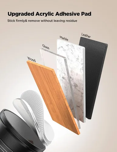Vista 5 de JOYROOM - Paquete de 9 soportes magnéticos para cables ocultadores de cables adhesivos, organizador de cables para escritorio, mesita de noche, mesa