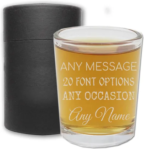 Vista 8 de 1 paquete de vasos de chupito grabados personalizados de 2.5 onzas, regalo personalizado para mujeres y hombres, fecha de nombre de mensaje grabado