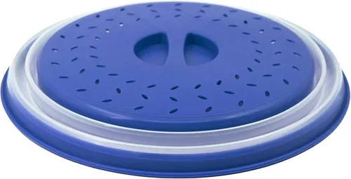 Vista 3 de LAMINET Cubierta extensible para tazón y plato para microondas (azul)