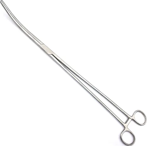 Vista 8 de Pinzas de bloqueo multiusos de hemostático Pean rectas y curvas con dientes serrados, de acero inoxidable - Hemostáticos para enfermeras, fórceps