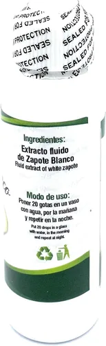 Vista 2 de Natural Flower Extracto Zapote Blanco (2.0 fl oz)
