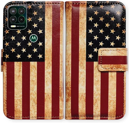 Vista 22 de Bcov Funda para Moto G Stylus 5G (no compatible con G Stylus 4G), funda de cuero con tapa y ranura para tarjetas y soporte para Motorola Moto G
