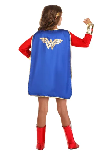 Vista 9 de Disfraz de Vestido Manga Larga de Wonder Woman para Niñas Multicolor