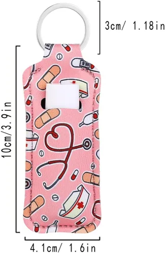 Vista 57 de COOKOOKY Chapstick - Llavero con clip para bálsamo labial